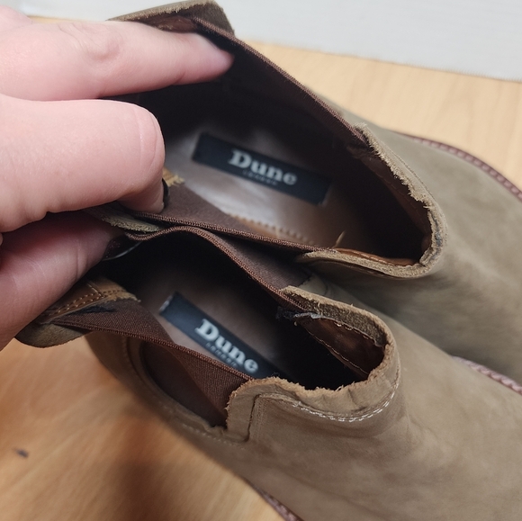Dune London Leather Beige Tan Byron Chelsea Boots Mens Size 7M EU 40 main image 11